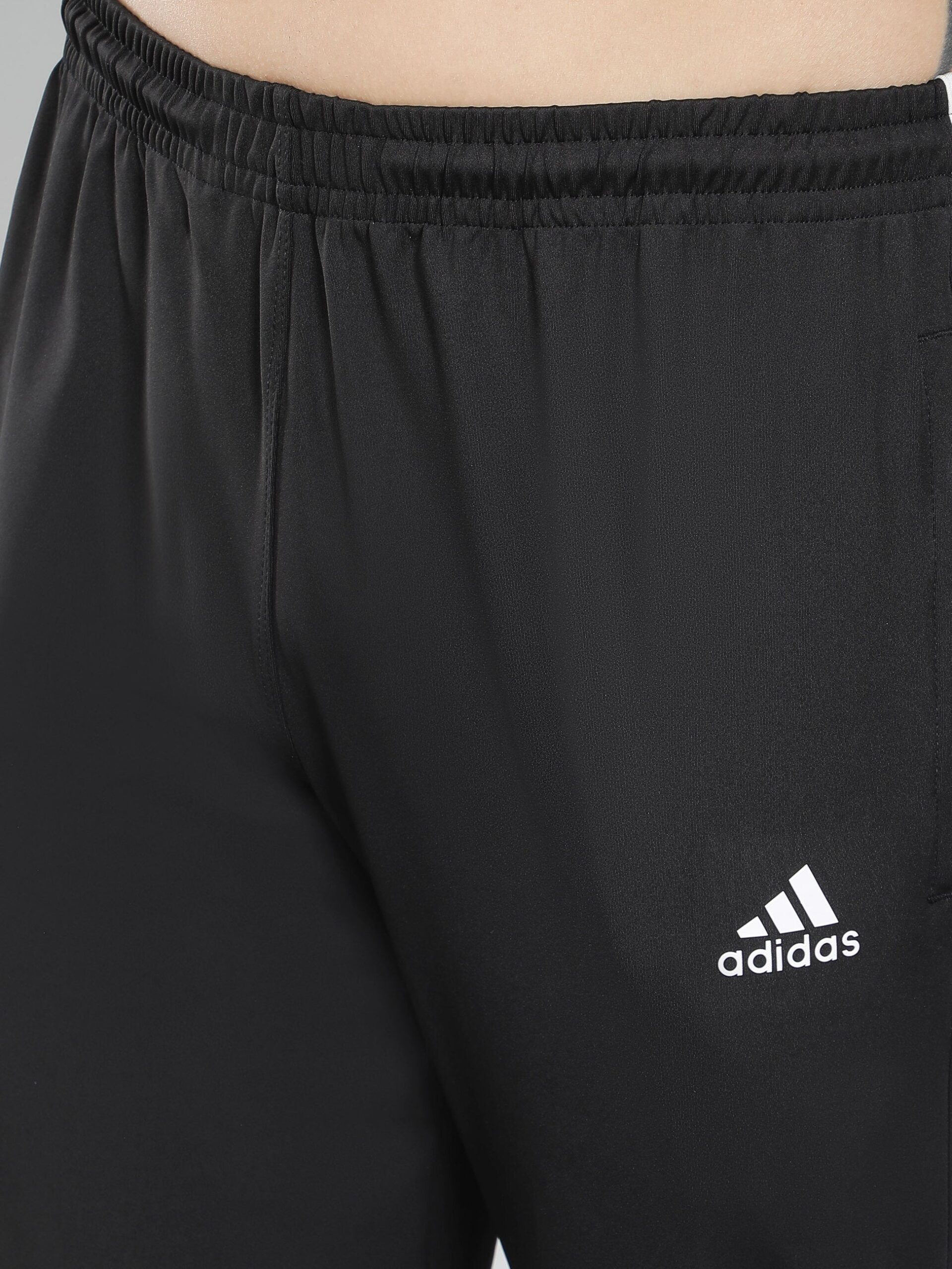 Adidas Solid Casual Men Navy Blue & White Stripes Track Pants - Image 10