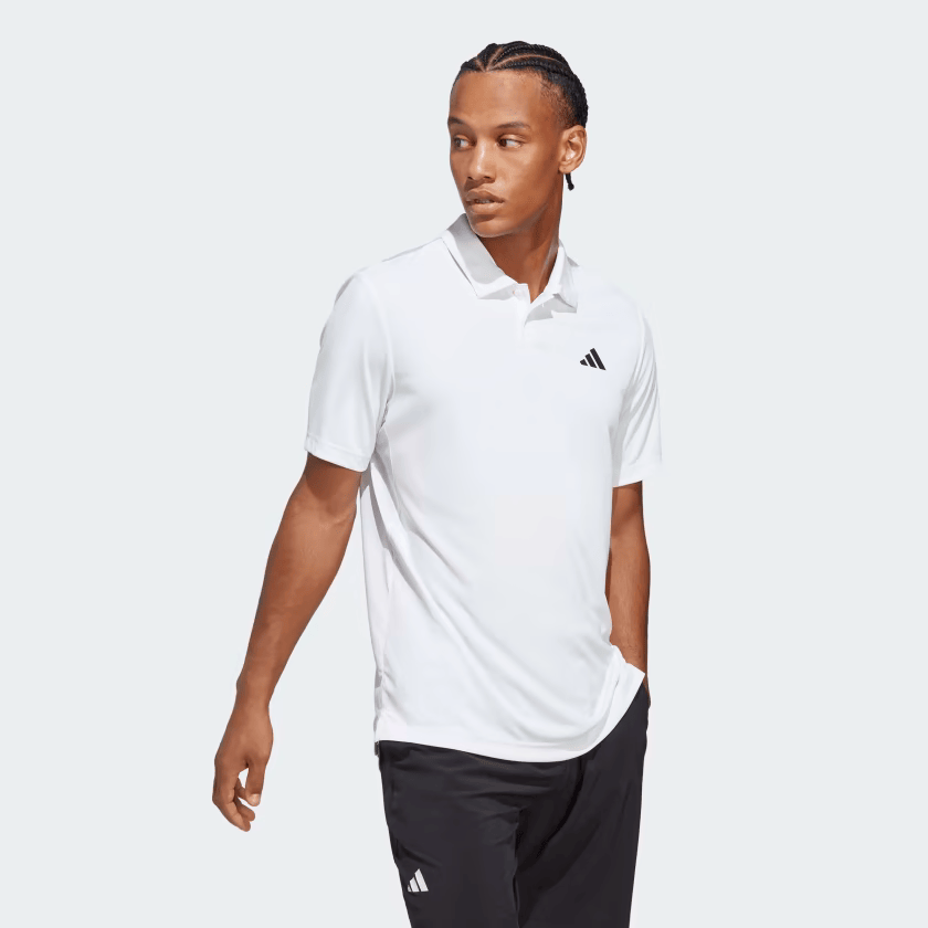 Adidas Club Tennis Polo Shirt Pulse White