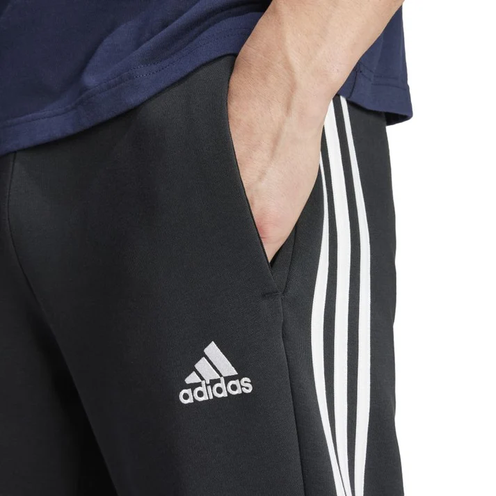 Adidas Mens Essentials Fleece Open Hem 3-Stripes Pant - Image 4